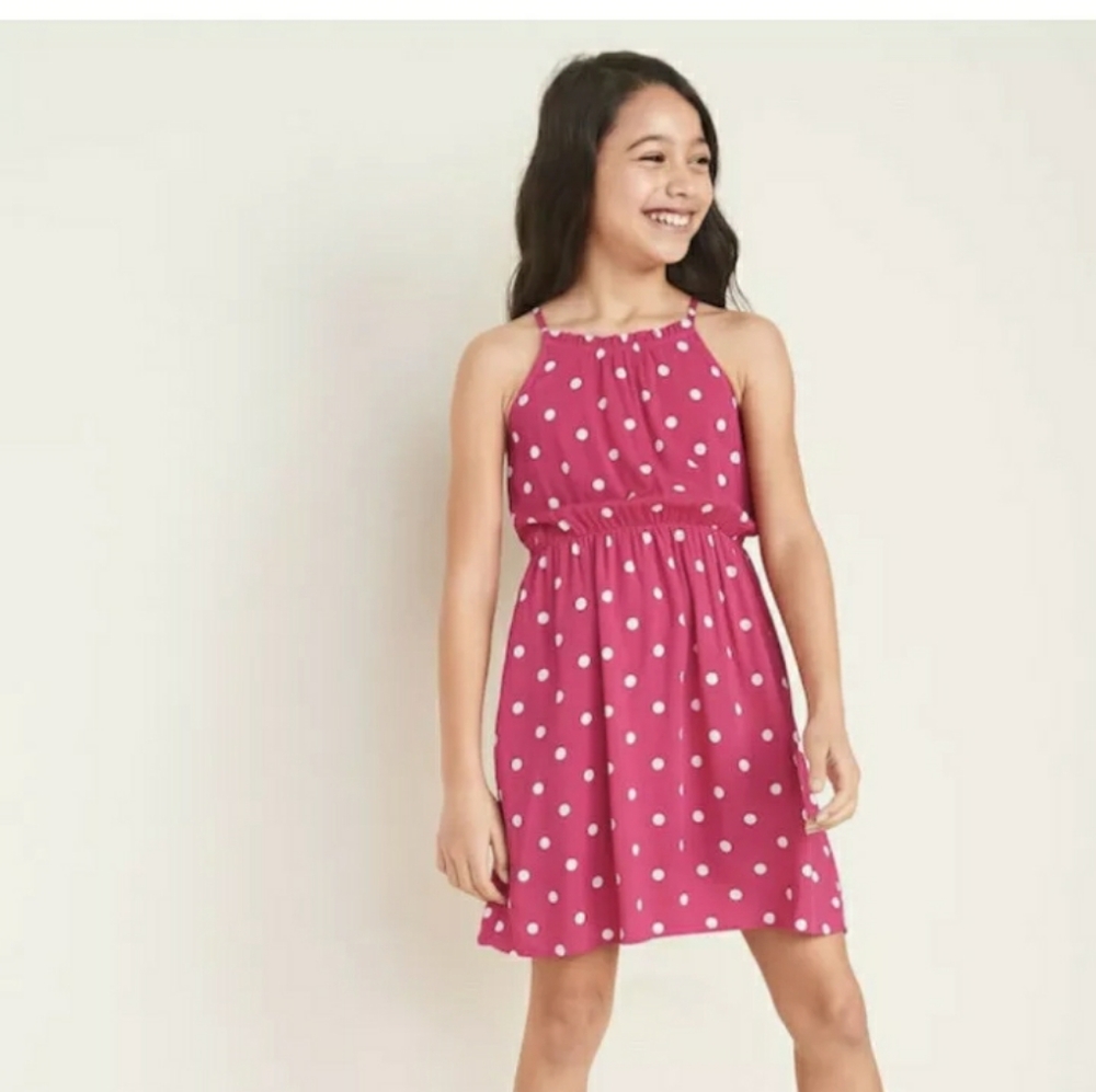Cinched-Waist Cami Dress for Girls